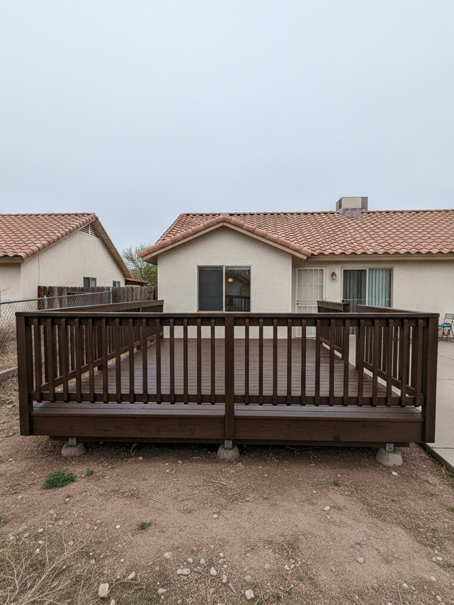 Deck Railing Repair & Installation completed by Western Deck Solutions in Gilbert, AZ
