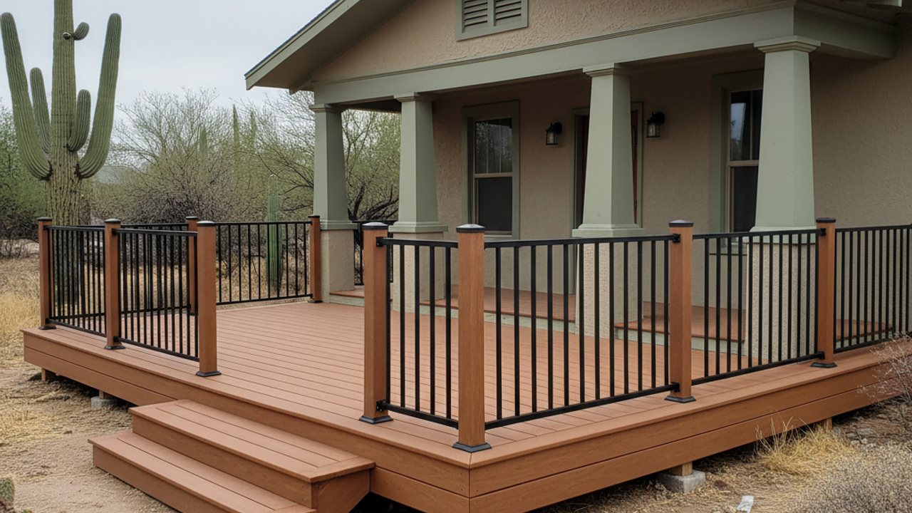 Custom Deck Design completed by Western Deck Solutions in Scottsdale, AZ